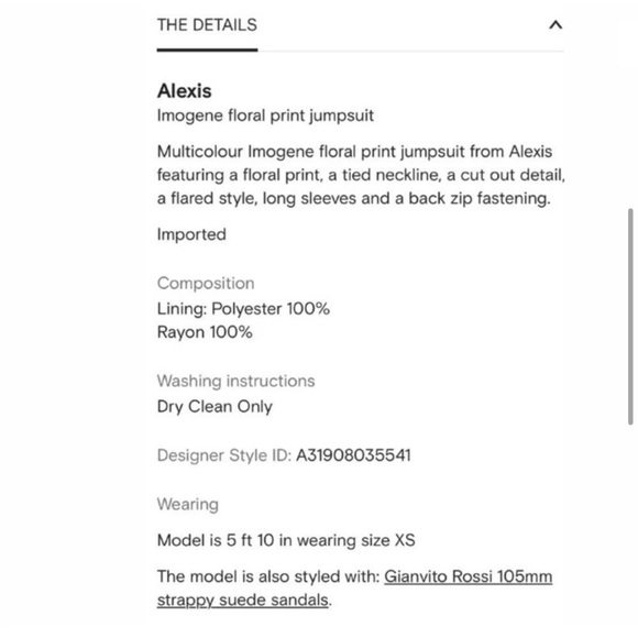 Alexis Imogene Floral Jumpsuit - Picture 8 of 8